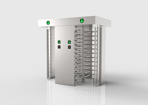 Double Lane Full Height Turnstile Gate supplier