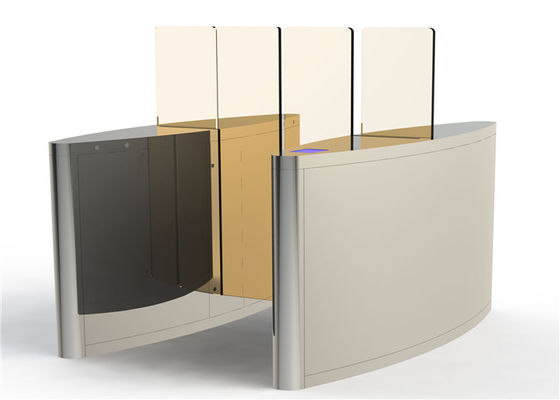Glass Sliding Optical Barrier Turnstiles supplier